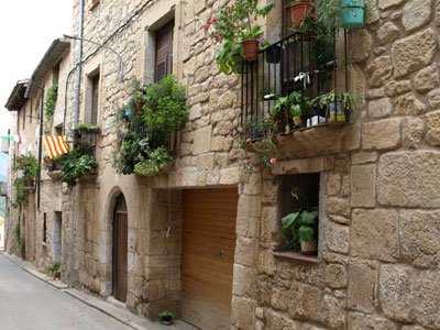 A typical medieval street