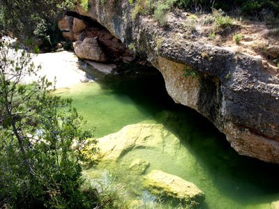 Olles at the river Canaletes